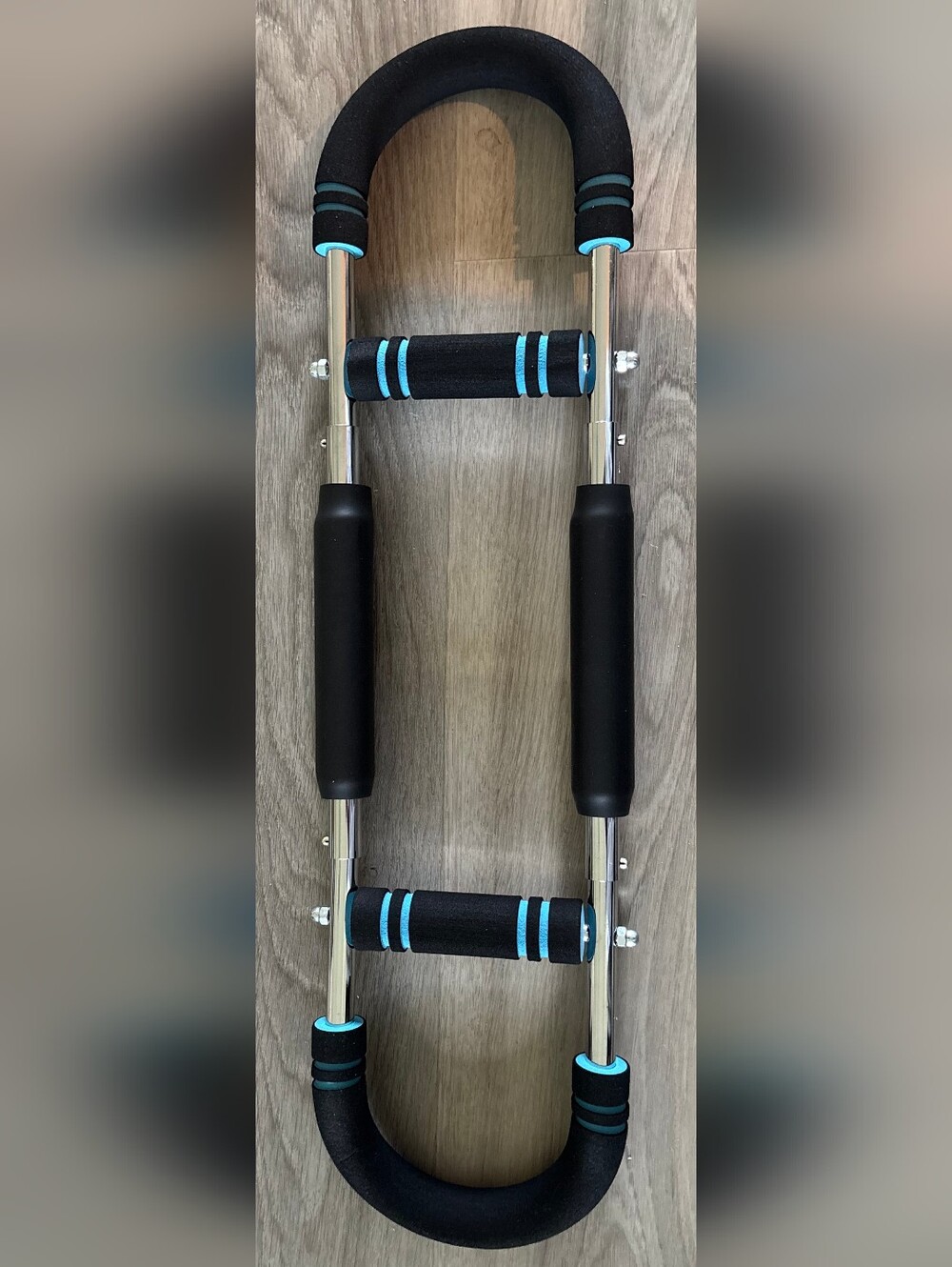 Multifunctional Arm Trainer Silver, Black and Blue Men’s Fitness Trainer